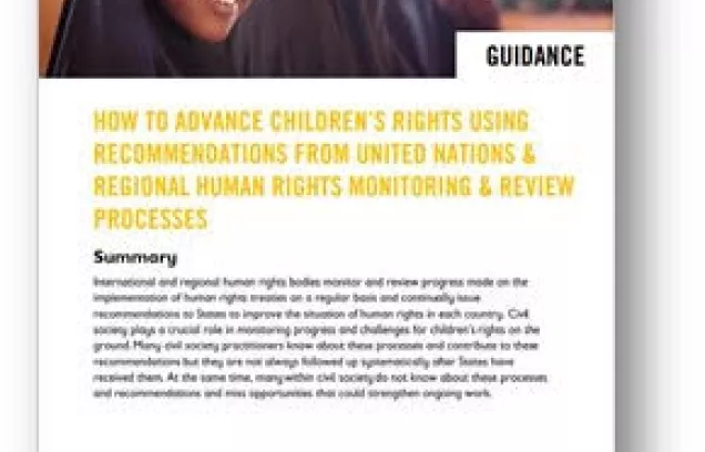 Front cover of new publication featuring text, logos and image of young girl smiling